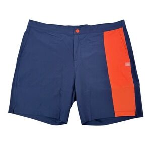 NEW Rhone Mens XXL 6" Inseam Barrier Swim Shorts Navy Emberglow Beach Summer